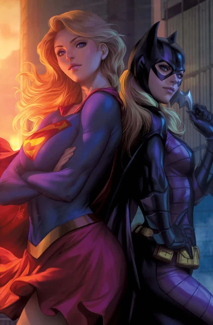 Batman Superman Worlds Finest #1 C Stanley Artgerm Lau Variant Batgirl Supergirl