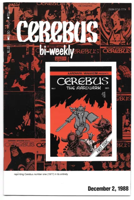 Cerebus bi-weekly (1988 Series) # 1 * VF/NM * Aardvark-Vanaheim * Dave Sim