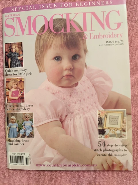 AUSTRALIAN SMOCKING & EMBROIDERY Magazine, Issue No. 73, 2005, Very Good Cond.