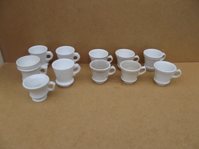 Ensemble de 4 tasses en aluminium gravées - Mugs faits main - Ensemble