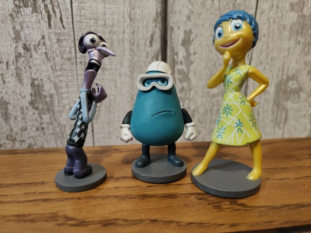 Inside Out Small DISNEY STORE PIXAR Inside Out Small Figures Set Cake Toppers Toys ...