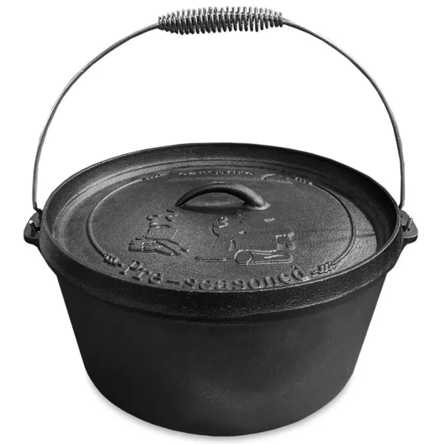 Campfire Cast Iron Camp Oven 9 Quart