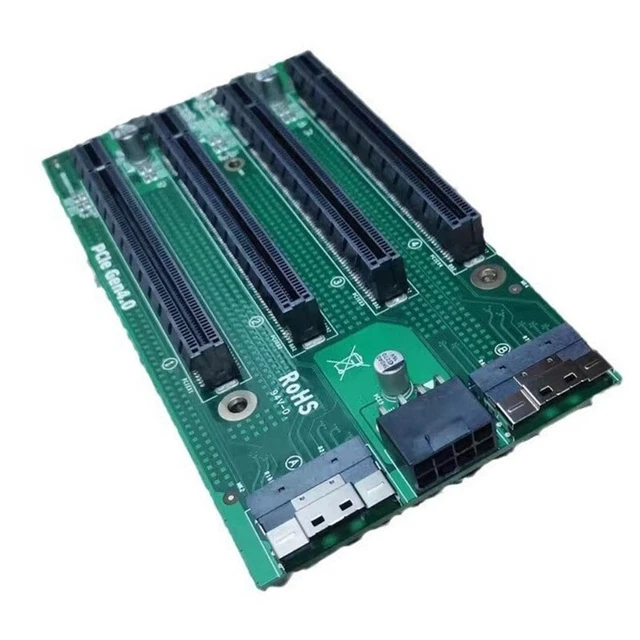 Adattatore PCI-E MCIO 5.0 8I A Slimline SAS 4.0 SFF-8654 8i, 74P, Per Connettori Interni - Foto 3