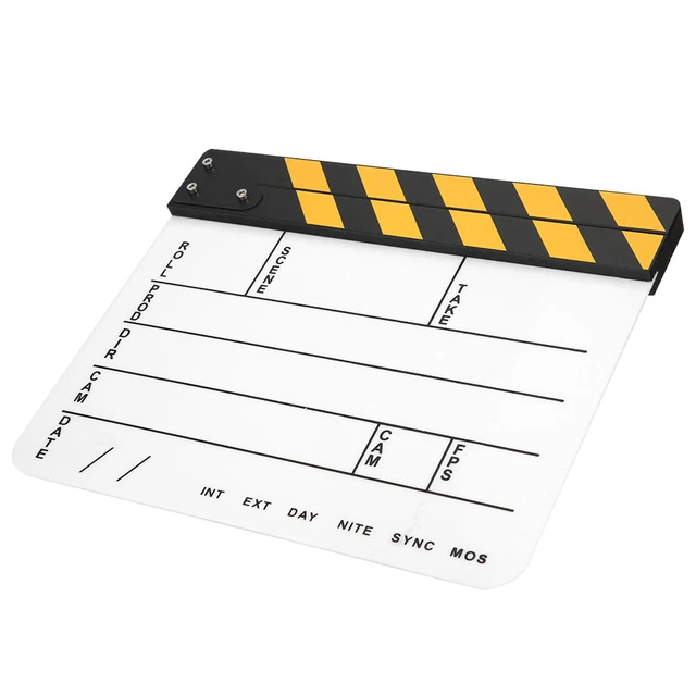 SOUND CLEAR AND Crisp Clapperboard Director Clapperboard For Movie ...