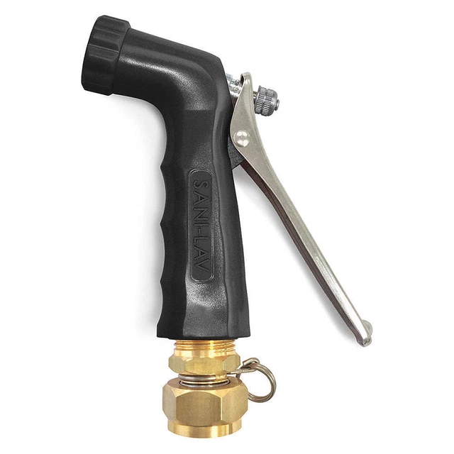SANI-LAV N2SB17 Spray Nozzle,5-39/64 in. L,Black,100 psi