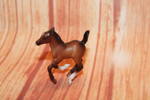 Retired Breyer Horse Stablemate #5886 Mystery Surprise Dun Cantering Foal G2 #2