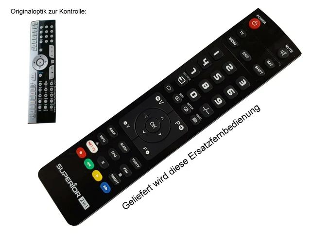 Ersatz-Fernbedienung Für MEDION LCD-TV Modelle MD21113, MD20151, MD20277, MD20271
