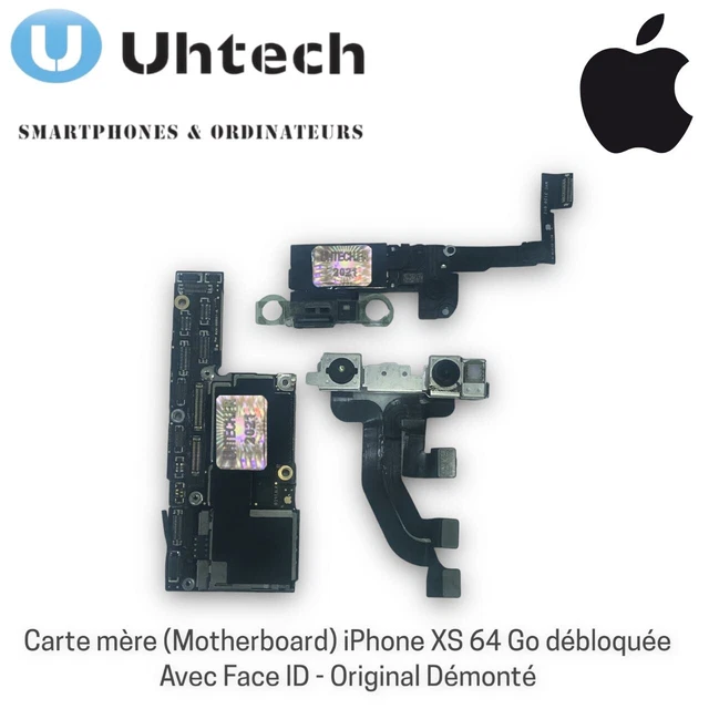 XS 64 Go NoFaceID-Carte mère originale débloquée pour iPhone, avec