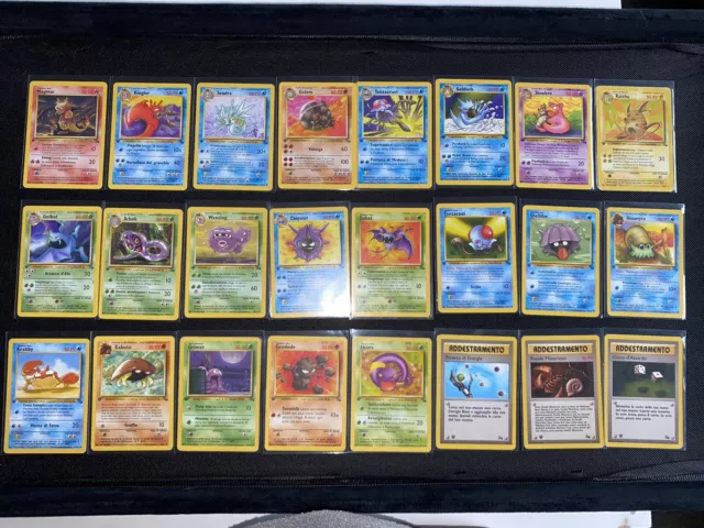 Lotto Carte Pokemon Fossil Prima Edizione