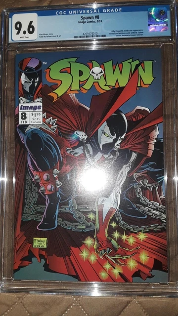 Spawn #8, Image Comics CGC 9.6, 1993,  McFarlane Cover