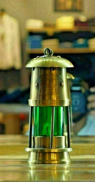 Antique Brass Minor Oil Lamp Nautical Maritime Ship Lantern Boat Light
