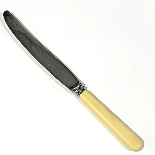 Vintage GROSVENOR - Faux Bone Handle DINNER KNIFE 23cm