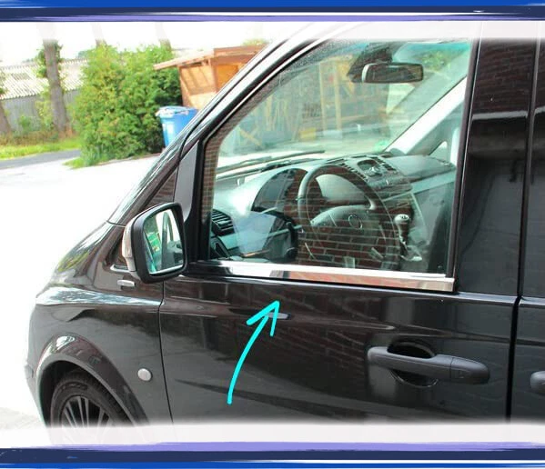Moulures Chromées Pour Mercedes Classe E W211 (2002-2009) - Neuf, Fabriqué En Allemagne
