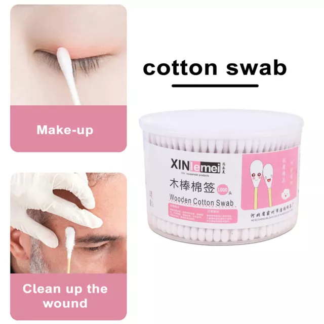 Dual-ended Cotton Swabs Comfortable Grip Multi-functional Disposable