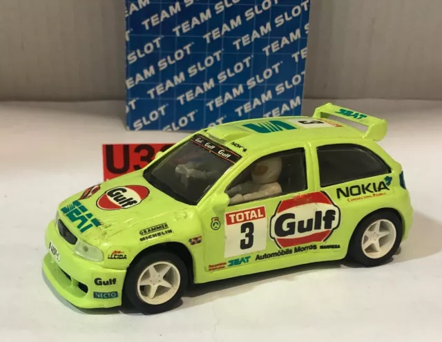 Team slot Seat Ibiza N Gauge Building Kit Car #3 Gulf Without Motor And Guia