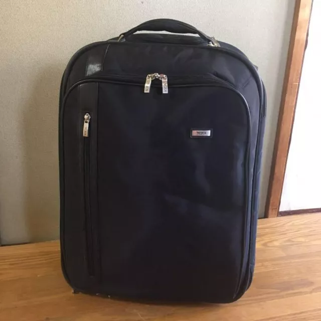 Tumi 4821D Business Carry-On Black Bag Suitcase Approx. 23x42x56