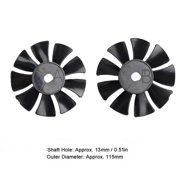 Lames de ventilateur de moteur facile à installer pour compresseur d'air ensemb