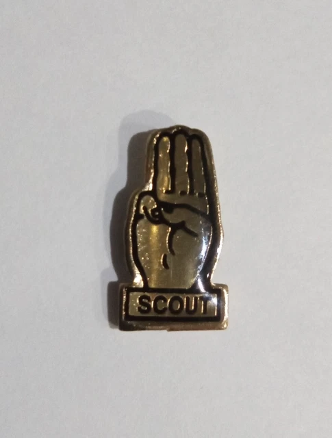 PIN'S SCOUT, SIGNE main symbole , langage des signes EUR 4,95 - PicClick FR