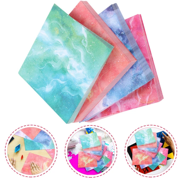 400 hojas de doble cara papel decorativo artesanal artesanía papel origami