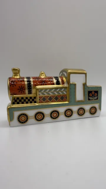 Royal Crown Derby Treasures of Childhood Steam Train Mint Condition