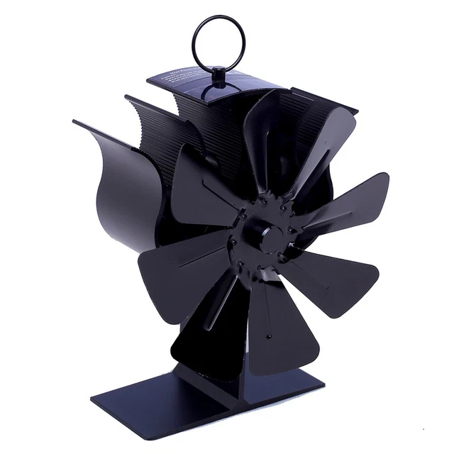 Caminetti E Accessori Eco-friendly La Ventola A 4 Pale Alimentata A Caldo Per Stufa A Legnaa Legnacamino Aumenta