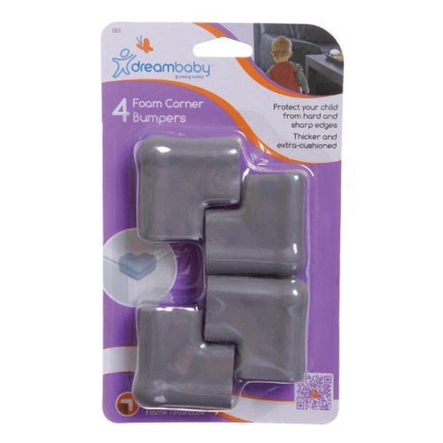 Dreambaby Foam Corner Cushions (White) - 4 Pieces Dreambaby