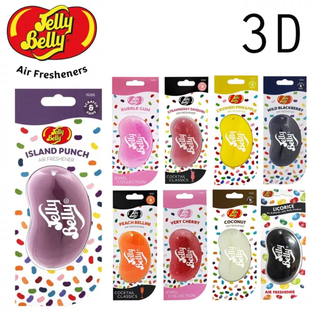 Jelly Belly 3D Air Freshener  [Choose Scent] CAR/HOME/OFFICE Fragrance Smell