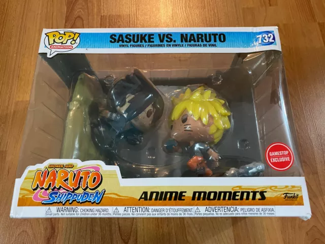 Funko Pop Anime Moment Sasuke vs Naruto Final Fight #732 GameStop Exclusive