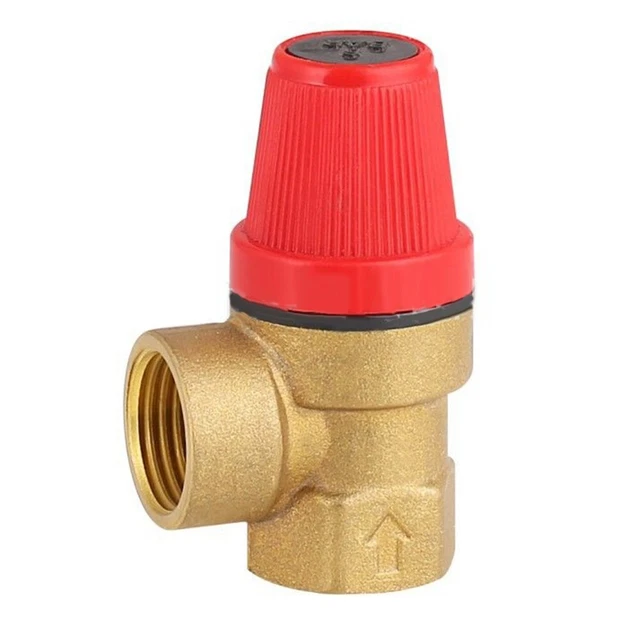 1 pz valvola di sicurezza membrana ottone 1/2 pressione livello 3 collegamento - 7 scarichi