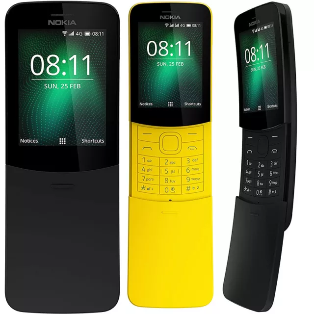 Nokia 8110 (2018) Dual-SIM 4GB Factory Unlocked Smartphone Internation Version