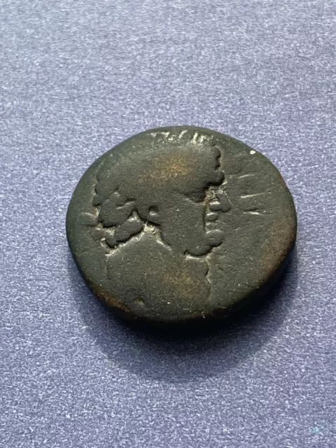 JUDAEA, ASCALON, AE22 VESPASIAN ~ 182 (Year 78/79 AD) ~City Goddess Fine ~ RARE!