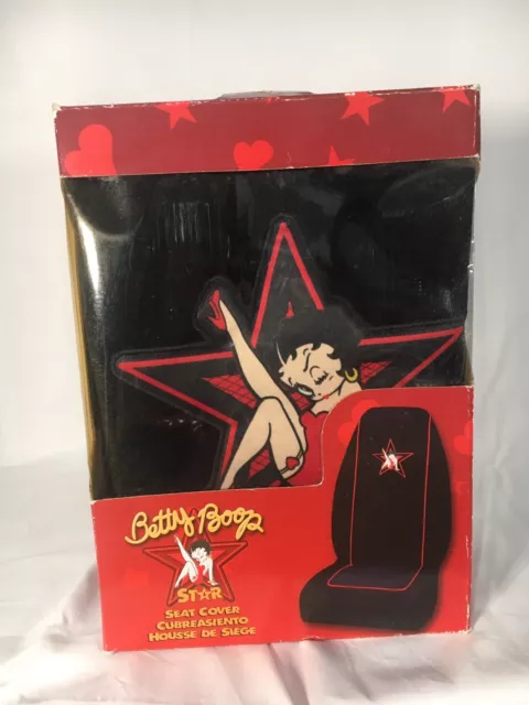 Car-Truck Seat Covers Betty Boop Star Red Dress New in Box Bucket Seats Washable