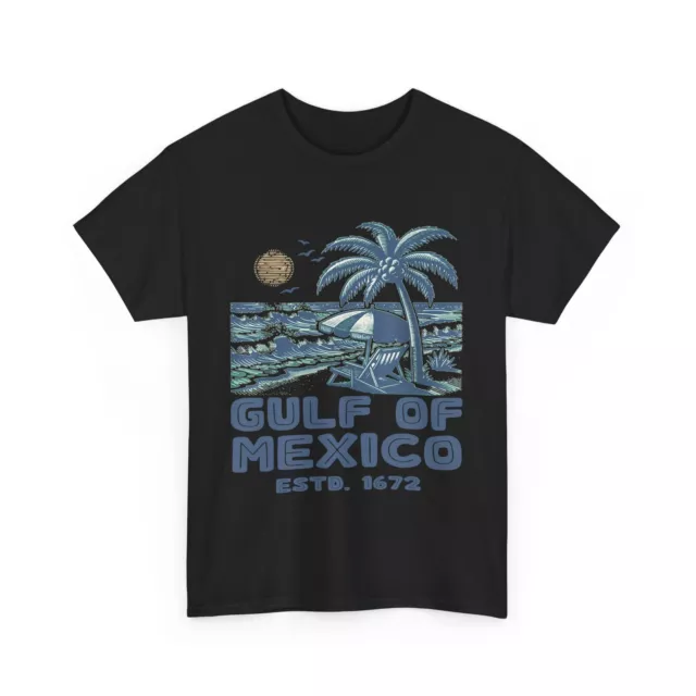 NEW! Gulf of Mexico 1672 Shirt, Beach Lovers Palm Made in Australia S-3XL - Foto 1 di 3