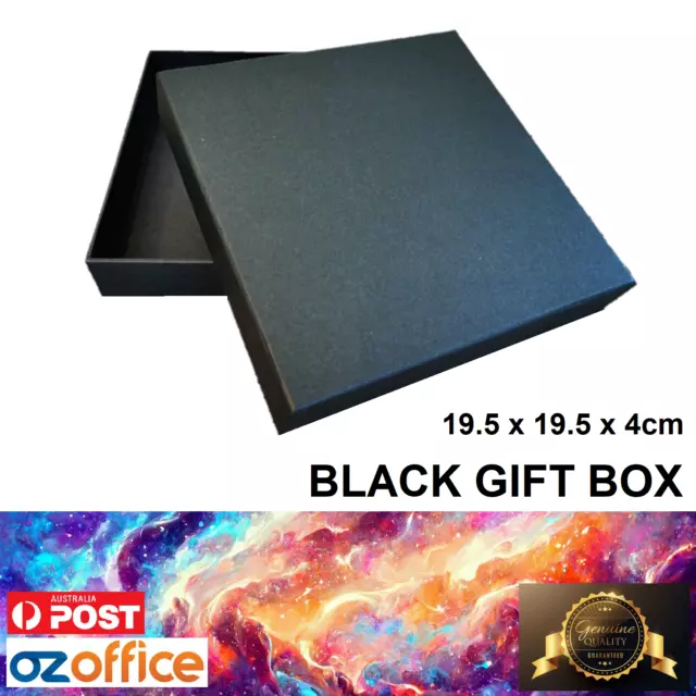 PREMIUM QUALITY Black Gift Box - Solid Cardboard Gift Boxes Wedding Packaging