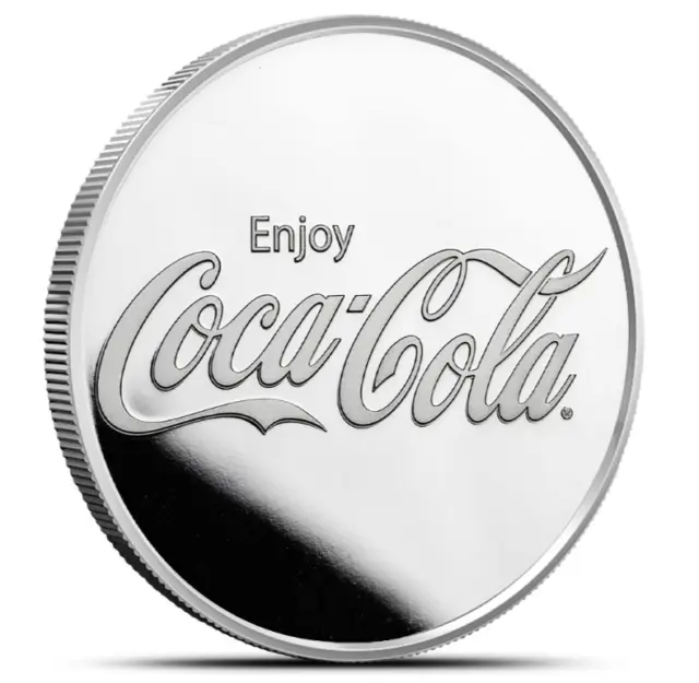 Coca-Cola 1 oz .999 Pure Silver Round-SKU#D0201