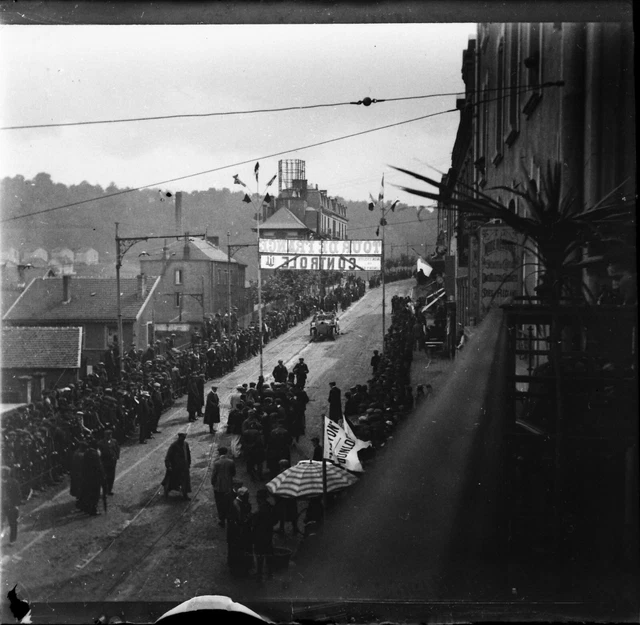 LONGWY 1909 - Négatif Verre - Le Tour de France Cycliste - 1224