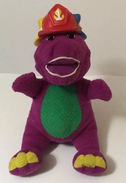 BARNEY & FRIENDS Silly Hats Talking Soft Plush Toy 10 Inch Fisher-Price ...