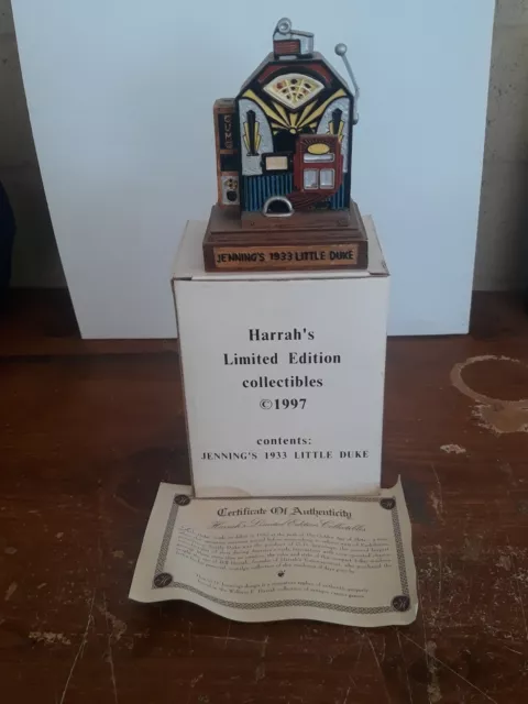 Harrahs Limited Edition Collectables Mini Slot Machine.