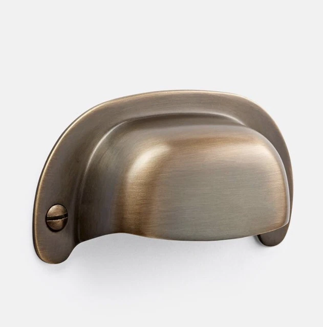 Rejuvenation Hardware Bin Pull Burnished Antique Massey 3" C100245 Pottery Barn Rejuvenation Hardware Bin Pull Burnished Antique Massey 3" C100245 Pottery Barn