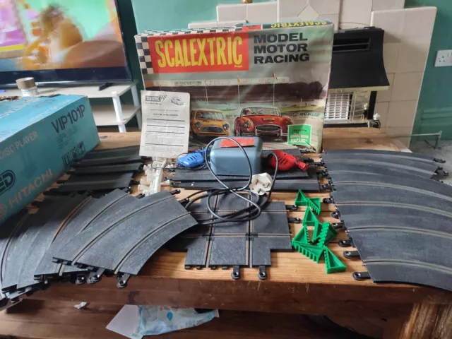 Scalextric Set No 45 Model Motor Racing For Restoration