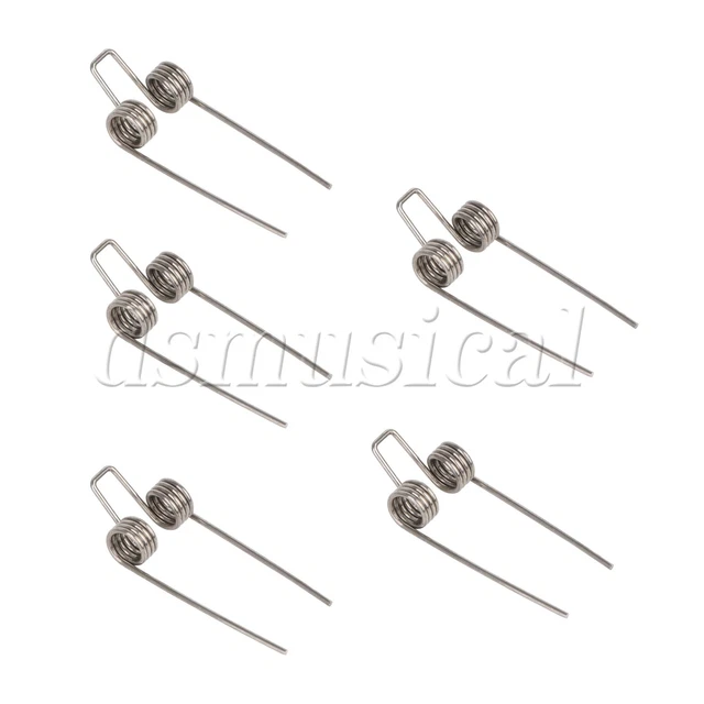 10Pieces Metal Waterkey Spit Valve Springs Silver for Alto Trombone Repairing