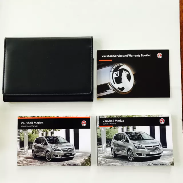 Vauxhall Meriva Owners handbook Manual Pack Plus Blank New Service book Genuine