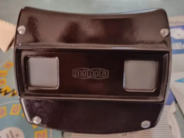 MEOPTA MEOSKON 3D Bakelite View Master Stereo Slide Viewer Vintage