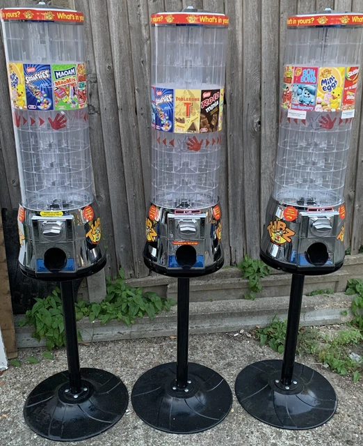 TUBZ Tower Vending Machine With Keys Locks & New £1 Coin Mech