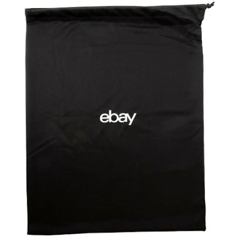 FOUR eBay Official Brand Limited Edition Black Dust Storage Bag Large 24" x 19"