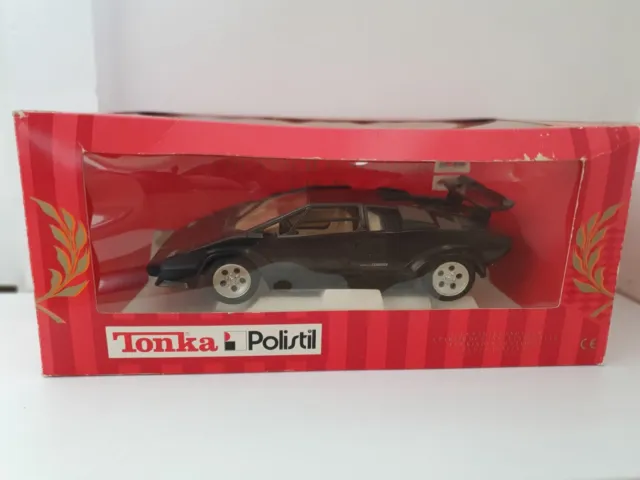 Tonka Polistil Lamborghini Countach  1:18 Scale Diecast Boxed