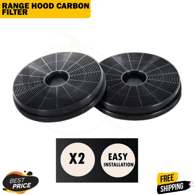Devanti Range Hood Charcoal Carbon Filters Replacement X2 Kitchen Accessories AU