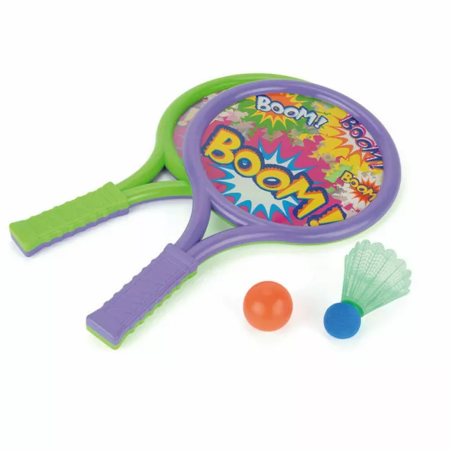 Toyrific Boom Bats Set With Ball And Shuttlecock **Clearance Reduced From 10.99*