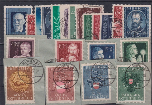 Österreich Jahrgang 1949 ANK Nr. 941-958, (ANK 196.-)