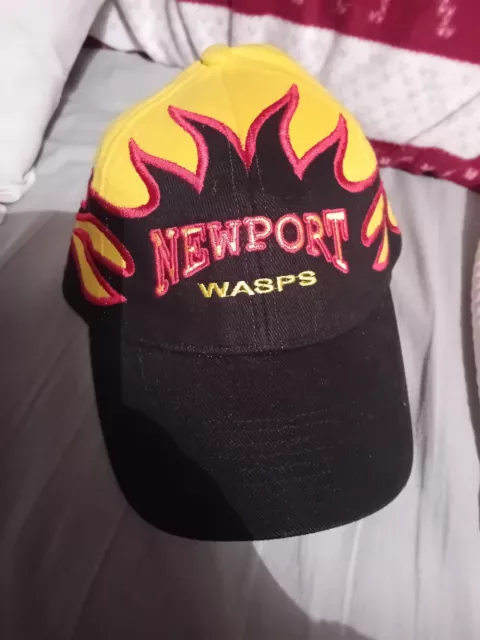 Signed Phil Crump Newport Wasps Speedway Cap